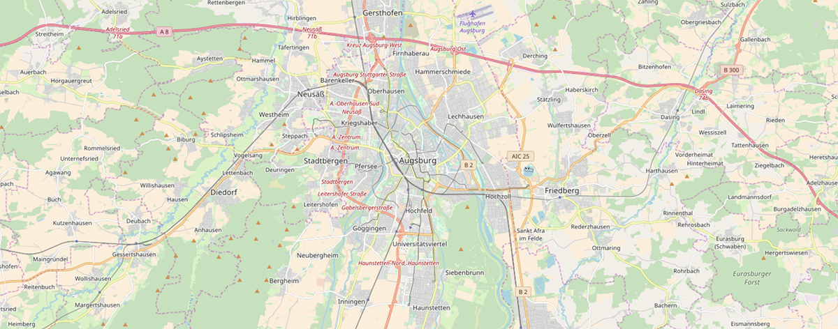 Augsburg Map